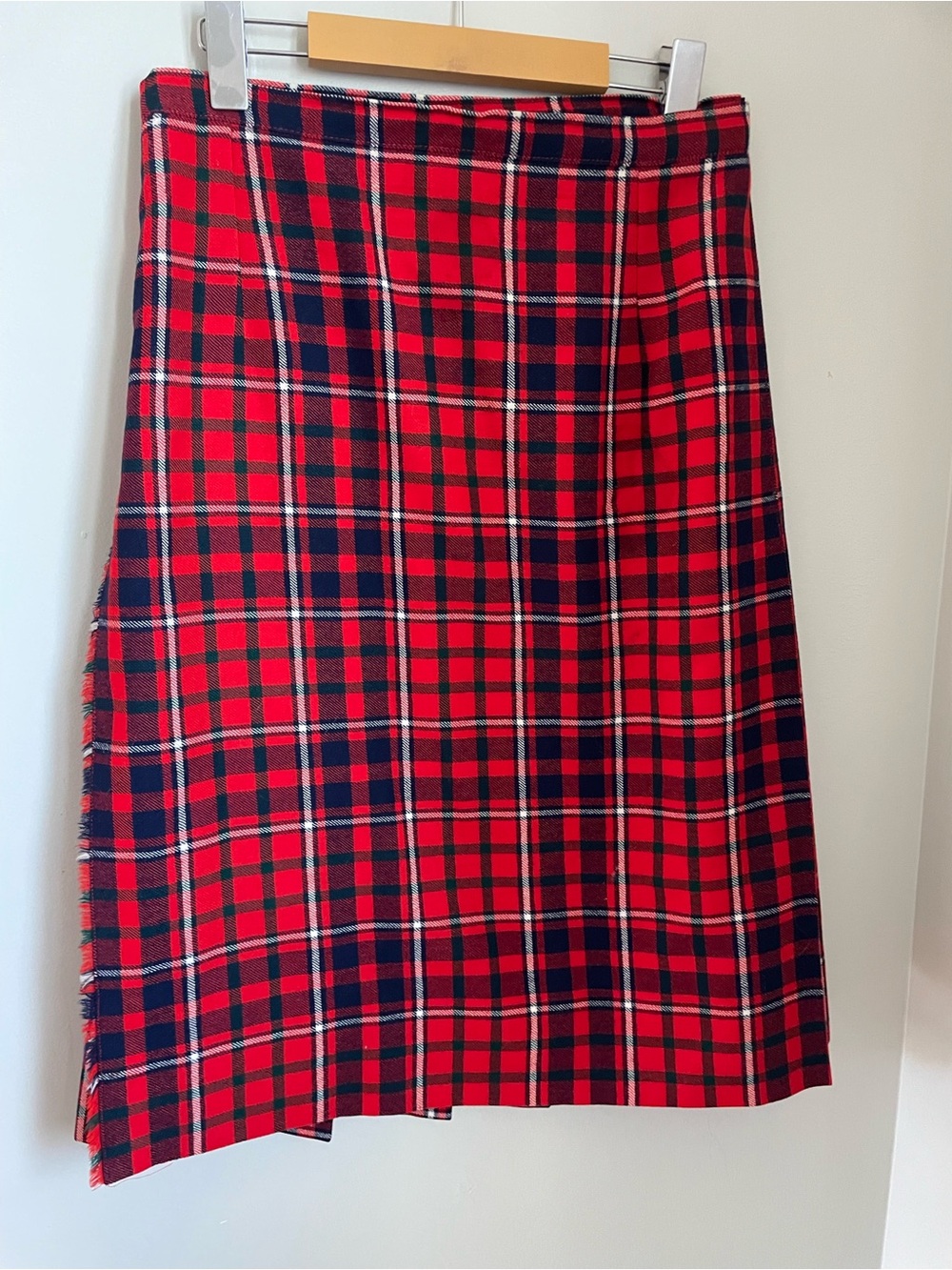 Geoffrey (Tailor) Highland Crafts Pure New Wool Kilt Vintage Scottish Tartan - Picture 5 of 7
